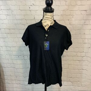 Callaway Golf Luxury Cotton Golf Polo size Medium New with tags Black